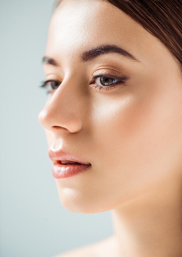 Priasha Wellness skincare model